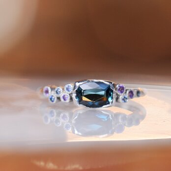 Indicolite Tourmaline & Sapphire & Amethystの画像