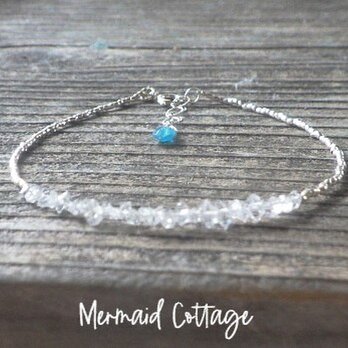 *sv925*Harkimer & Karen Silver Dainty Bracelet 氷粒のカレンシルバーブレスレットの画像