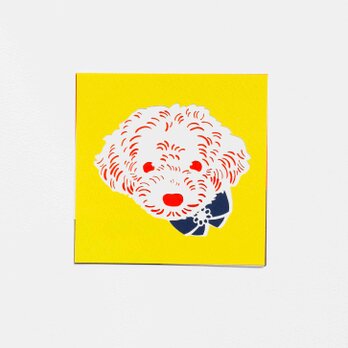 【切り絵キット】プードルの画像