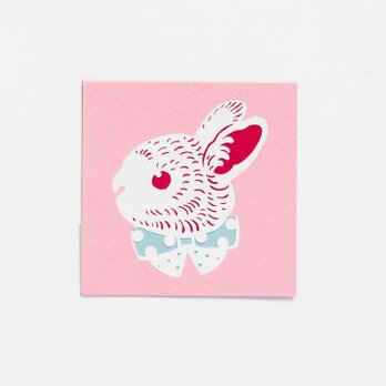 【切り絵キット】うさぎの画像