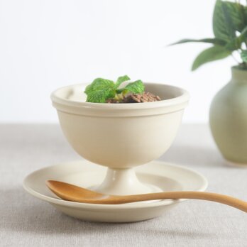 Footed bowl・Yellowの画像