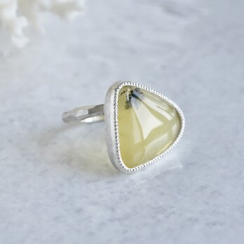 Yellow opal ring [OP773SV]の画像