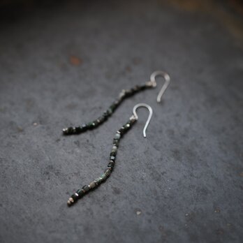 -Emerald・Silver- long pierceの画像