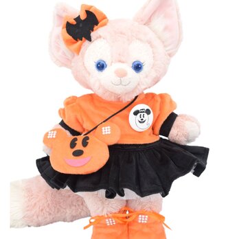 リーナベル 服 着せ替え コスチューム おばけちゃん付ハロウィン 本体無 Sサイズ用 送料無料の画像