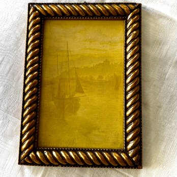 ヴィンテージ油彩額絵