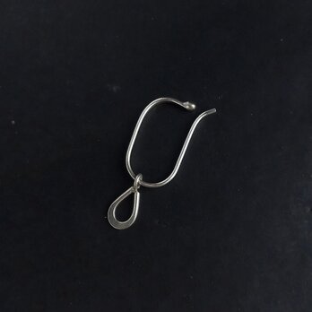 2wayカレンシルバーイヤーカフ /ドロップ /選べる金具/ 着脱可能なチャームの画像