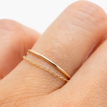 Thread chain ring plainの画像