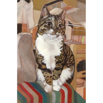 「グリコ  」猫イラスト（原画）の画像