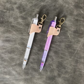【SSS ﾇﾒ革 生成 ﾅｽｶﾝ】ペン直径11ｍｍ以下用ペンホルダー ペンケース 240901の画像
