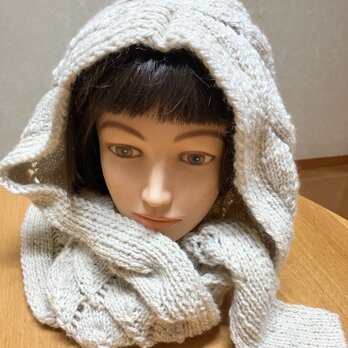 ソフィーフード(手編み)