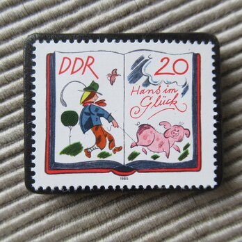 ドイツ　童話切手ブローチ 9921の画像