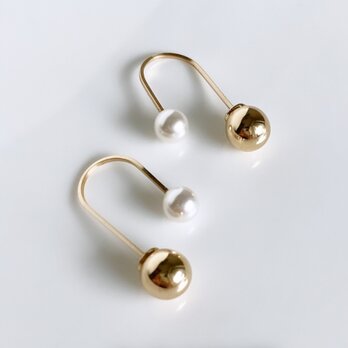 2way Swing Pearl ball  M 14kgf サージカルステンレス　パールの画像
