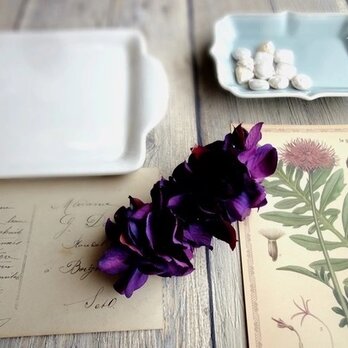 バレッタ ■ 紫陽花の花びら ■ #017 パープルの画像