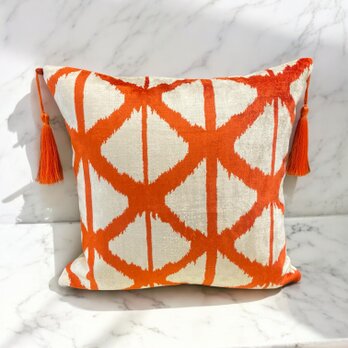 40cm シルクベルベットクッションカバー SILK VELVET CUSHION COVER SV40009の画像