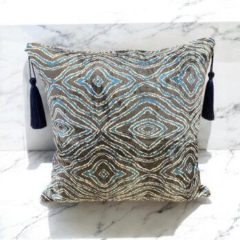 40cm シルクベルベットクッションカバー SILK VELVET CUSHION COVER SV40012の画像