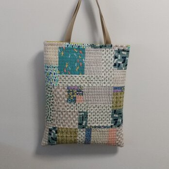 A4トート　刺し子バッグの画像