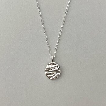 silver925  pattern coin necklace シンプル　コインの画像