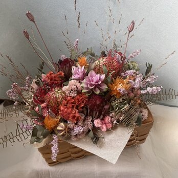 ◯受注製作◯dried  flower arrangementの画像