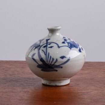 古伊万里 染付 油壺 江戸後期の画像