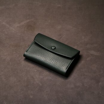 【カードも入るコインケース】ネブラスカ グリーン EB-007の画像