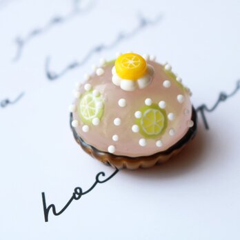 ガラスのミニチュアタルト　★ガラスのミニチュア洋菓子店★