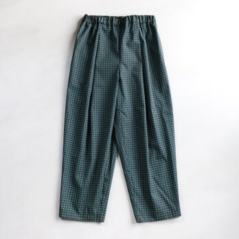 アフリカンファブリック　タックパンツ Kwa Nobantuの画像