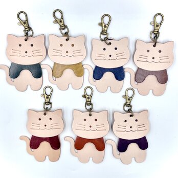 にゃんこホルダー（全7色）の画像