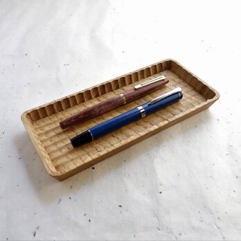 我谷盆 栗 20×9×2cm ナチュラルの画像