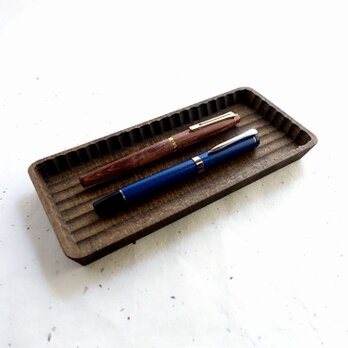 我谷盆 栗 20×9×2cm 栗渋染めの画像
