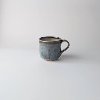 ブルーのコーヒーカップ　【手仕事　民藝　和　陶器】