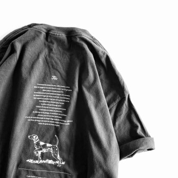 ″sheep dog″ヴィンテージライクTシャツ半袖Tシャツ / スミクロの画像