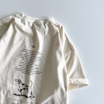 ″sheep dog″ヴィンテージライクTシャツ半袖Tシャツ /  エクリュの画像