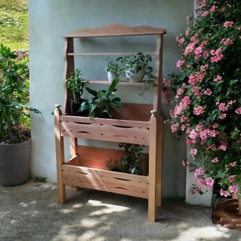 『 Antique Shelf  』アンティークシェルフ  チェスト ディスプレイ キャビネット 什器の画像