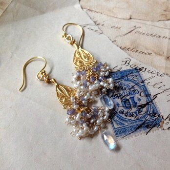 24ss98 jhumki tanzaniteの画像