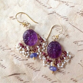 24ss184 regina amethyst carvの画像