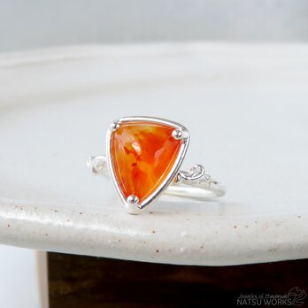メキシコ オパール リング / Mexican Fire Opal Ringの画像