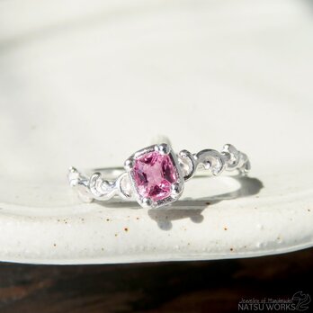 スピネル リング / Botanical Pink Spinel Ring 〜の画像