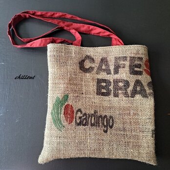 Coffee Hemp Bag：トートバッグ：CAFE【0772】