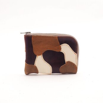 random leather wallet （Tsugi14）11×8/小銭入れ/L字/コンパクト/ミニ財布/WS001t14の画像
