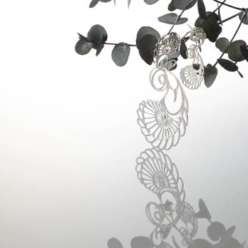 double paisley ピアス silver【FP279】の画像