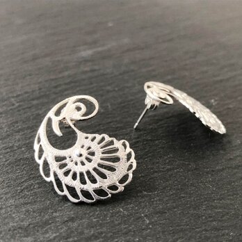 new paisley(s) ピアス(イヤリング) silver【FP277】の画像