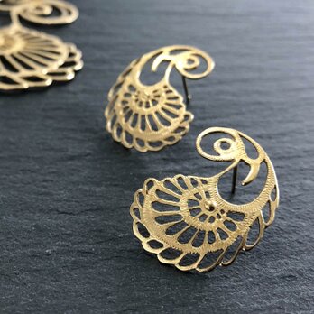 new paisley(s) ピアス(イヤリング) gold【FP278】の画像