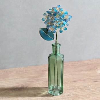 紫陽花のインテリアフラワーの画像