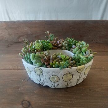 リース型植木鉢の画像