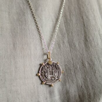 SV・K18 Ancient coin  Necklace　の画像