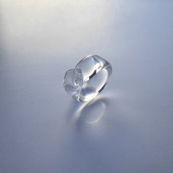 -ribbon- ガラス リング glass ringの画像