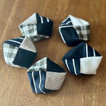 中身なし！お手玉の皮＜5個分セット＞⑥の画像