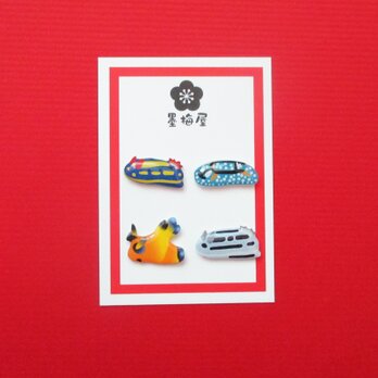 ウミウシピアス4個セットの画像