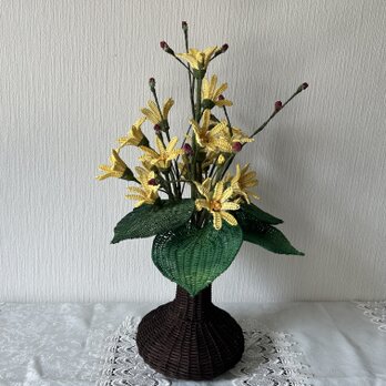 籐の花　ツワブキの花の画像