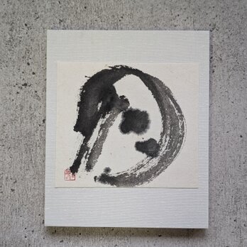 書のartwork（月）一点物　パネル仕立ての画像